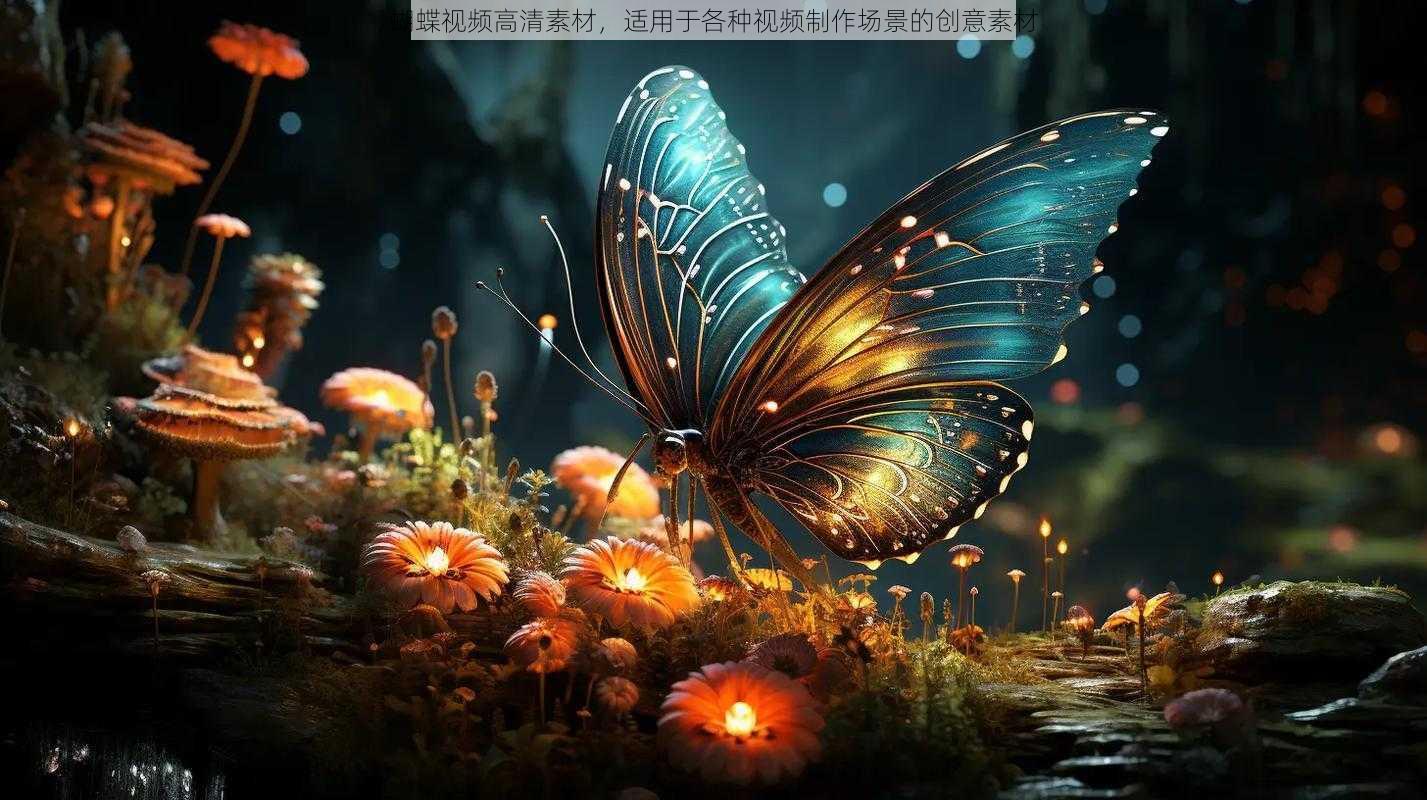 蝴蝶视频高清素材,适用于各种视频制作场景的创意素材