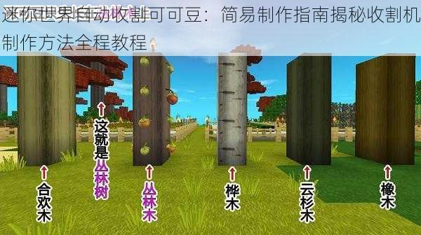 迷你世界自动收割可可豆:简易制作指南揭秘收割机制作方法全程教程