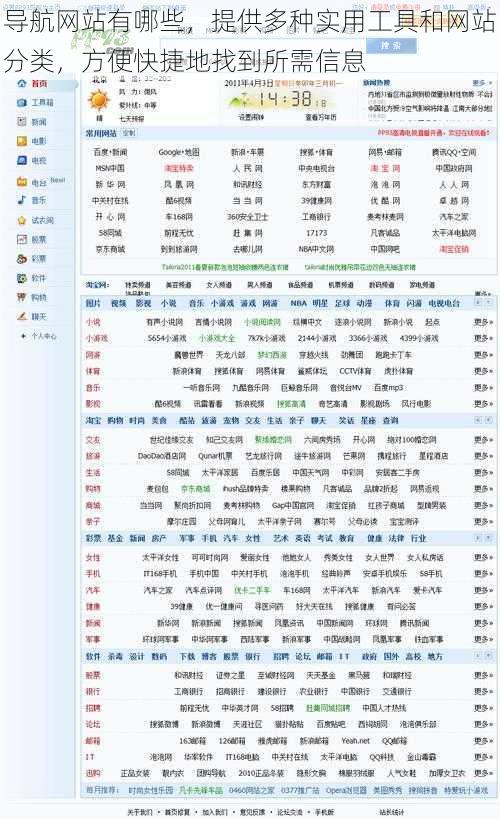导航网站有哪些,提供多种实用工具和网站分类,方便快捷地找到所需信息