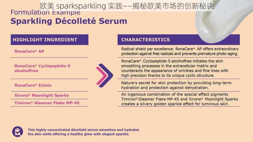 欧美 sparksparkling 实践——揭秘欧美市场的创新秘诀
