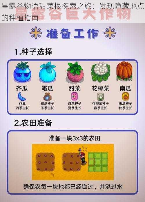 星露谷物语甜菜根探索之旅:发现隐藏地点的种植指南