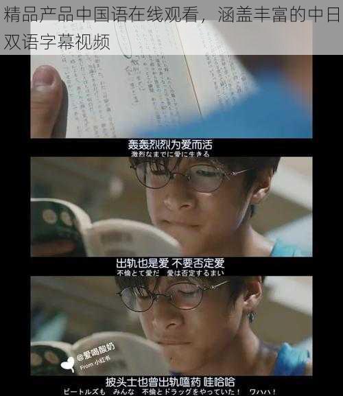 精品产品中国语在线观看,涵盖丰富的中日双语字幕视频