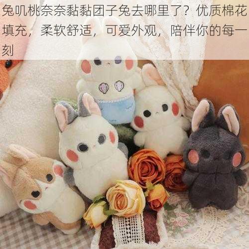 兔叽桃奈奈黏黏团子兔去哪里了?优质棉花填充,柔软舒适,可爱外观,陪伴你的每一刻