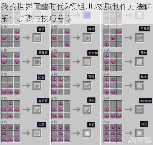 我的世界工业时代2模组UU物质制作方法详解:步骤与技巧分享