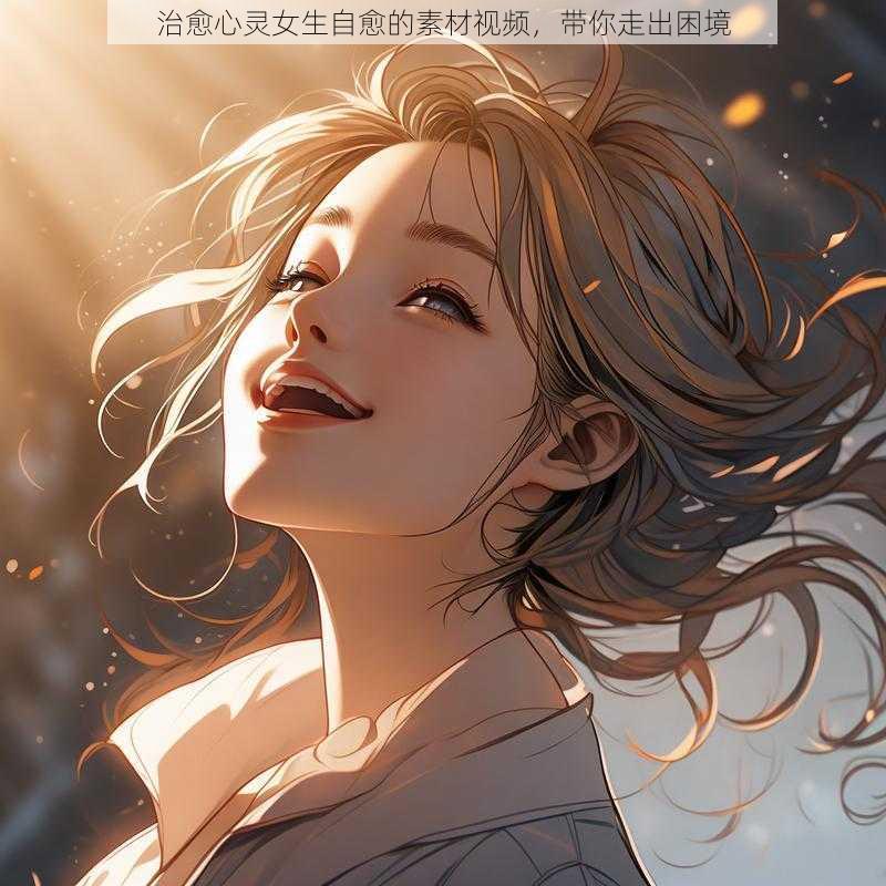 治愈心灵女生自愈的素材视频,带你走出困境