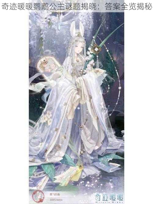 奇迹暖暖鹦鹉公主谜题揭晓:答案全览揭秘