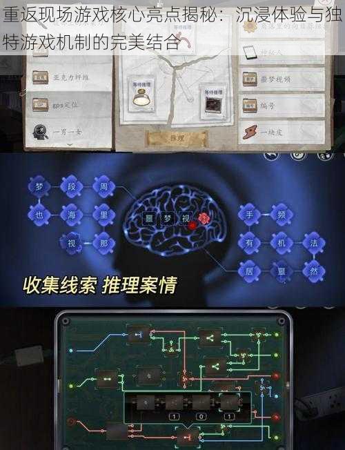 重返现场游戏核心亮点揭秘:沉浸体验与独特游戏机制的完美结合