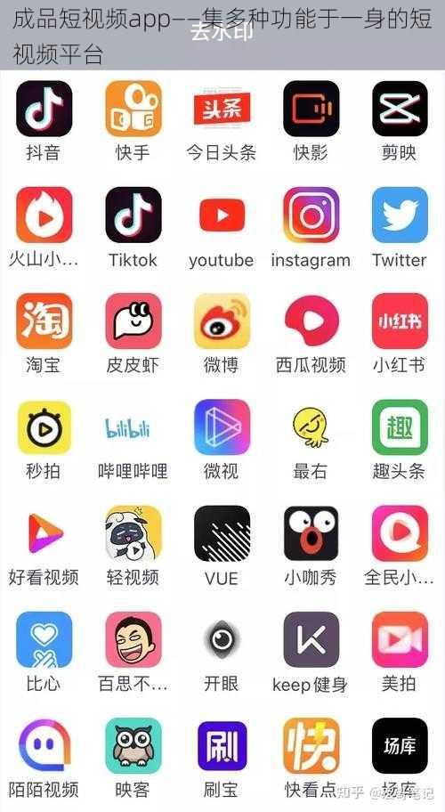 成品短视频app——集多种功能于一身的短视频平台