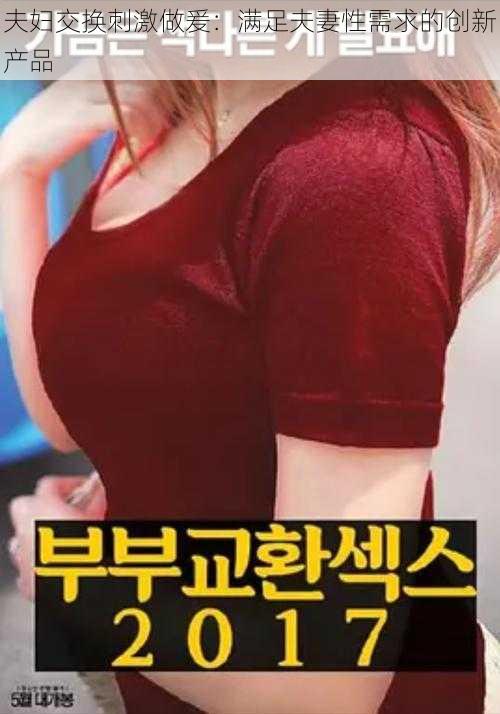 夫妇交换刺激做爰:满足夫妻性需求的创新产品