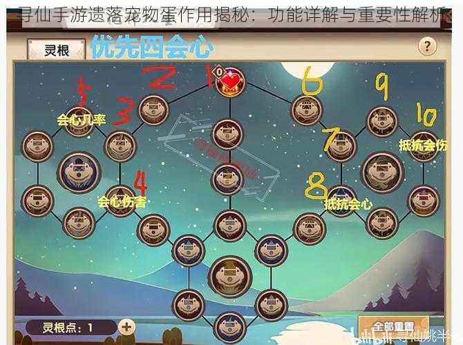 寻仙手游遗落宠物蛋作用揭秘:功能详解与重要性解析