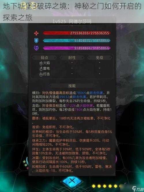 地下城堡3破碎之境:神秘之门如何开启的探索之旅