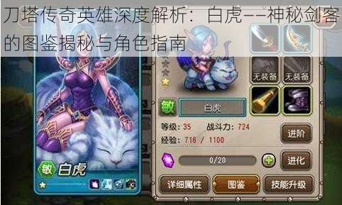 刀塔传奇英雄深度解析:白虎——神秘剑客的图鉴揭秘与角色指南