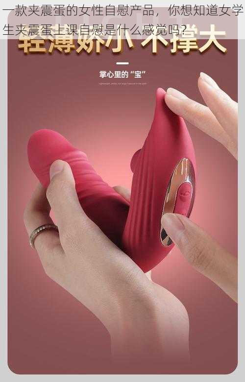 一款夹震蛋的女性自慰产品,你想知道女学生夹震蛋上课自慰是什么感觉吗?