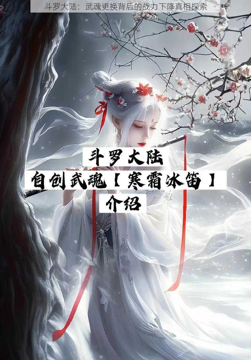 斗罗大陆:武魂更换背后的战力下降真相探索