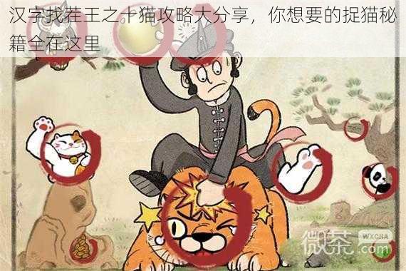 汉字找茬王之十猫攻略大分享,你想要的捉猫秘籍全在这里