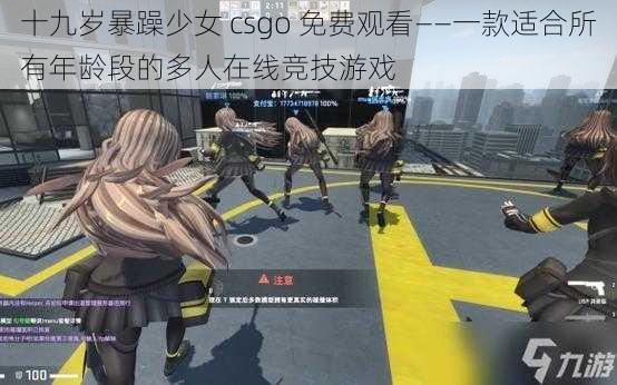 十九岁暴躁少女 csgo 免费观看——一款适合所有年龄段的多人在线竞技游戏