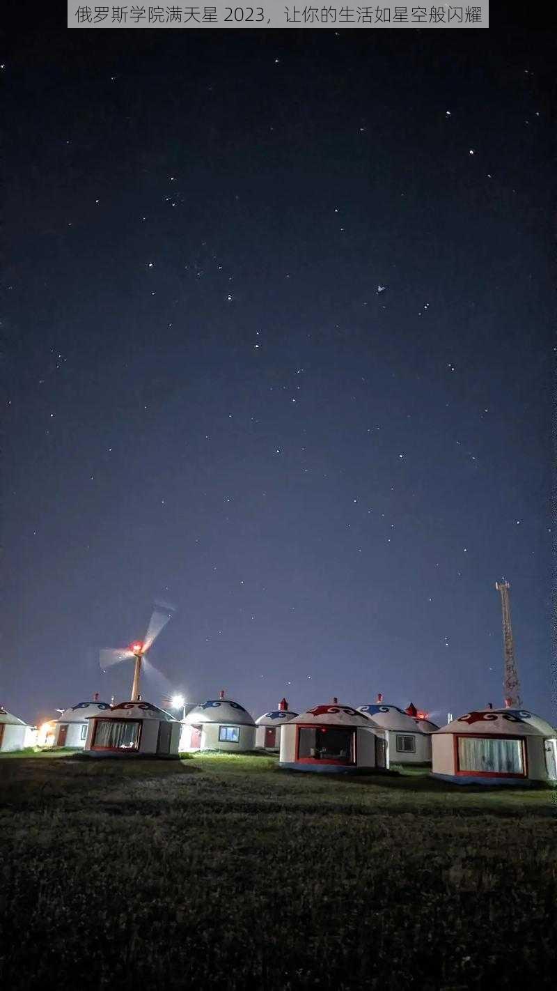 俄罗斯学院满天星 2023,让你的生活如星空般闪耀