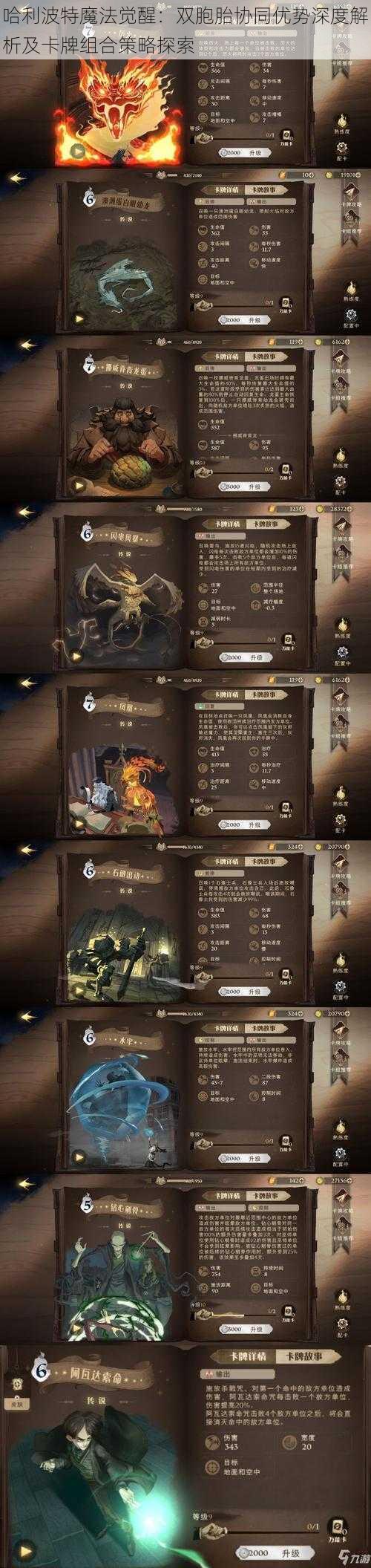 哈利波特魔法觉醒:双胞胎协同优势深度解析及卡牌组合策略探索