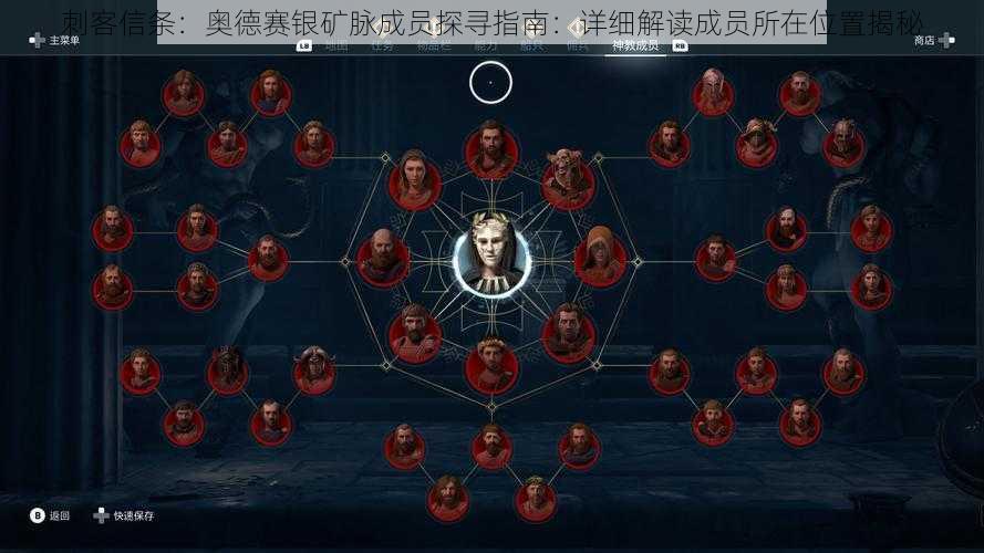 刺客信条:奥德赛银矿脉成员探寻指南:详细解读成员所在位置揭秘