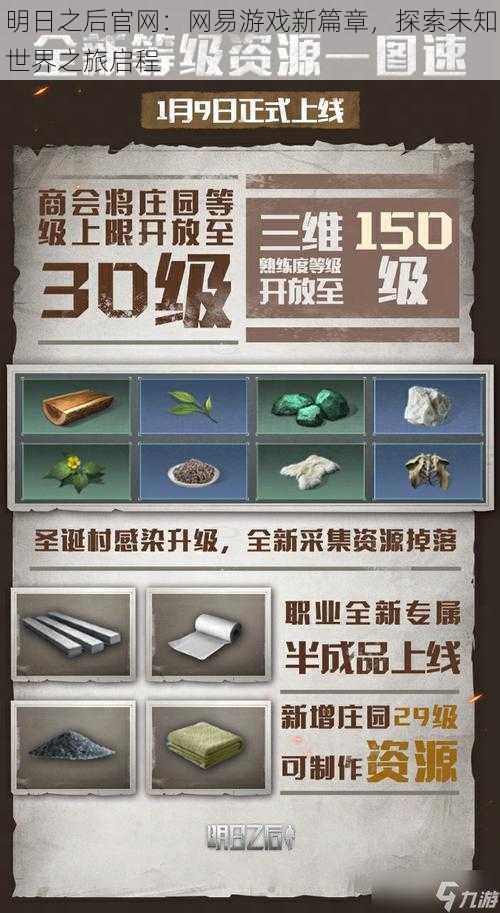 明日之后官网:网易游戏新篇章,探索未知世界之旅启程