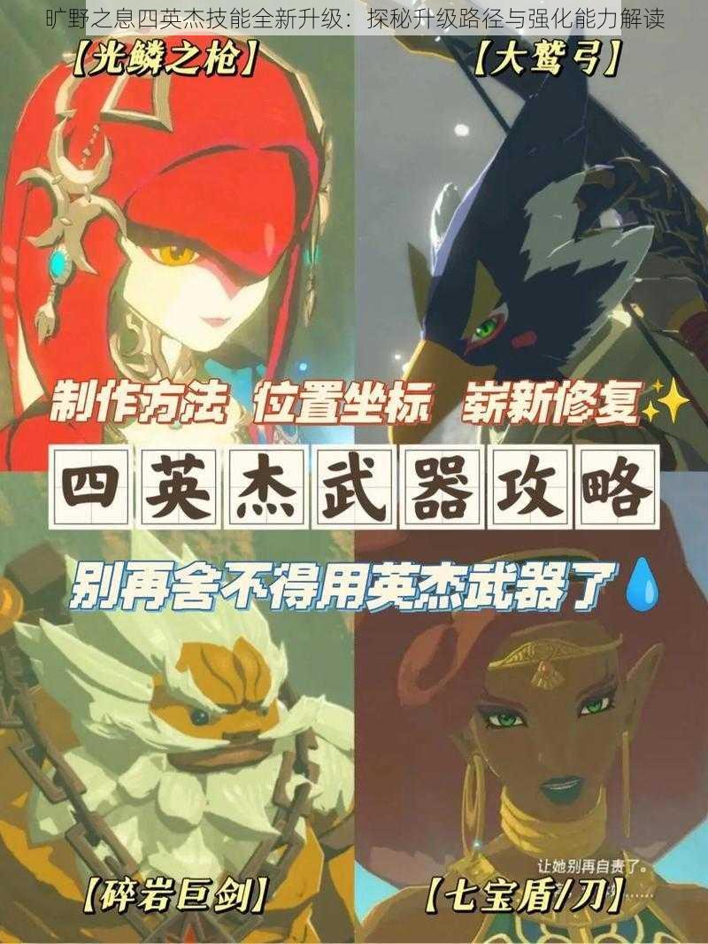 旷野之息四英杰技能全新升级:探秘升级路径与强化能力解读