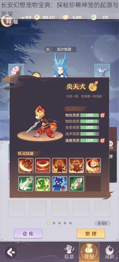长安幻想宠物宝典:探秘珍稀神宠的起源与风采