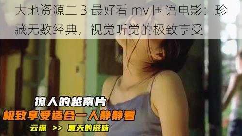 大地资源二 3 最好看 mv 国语电影:珍藏无数经典,视觉听觉的极致享受