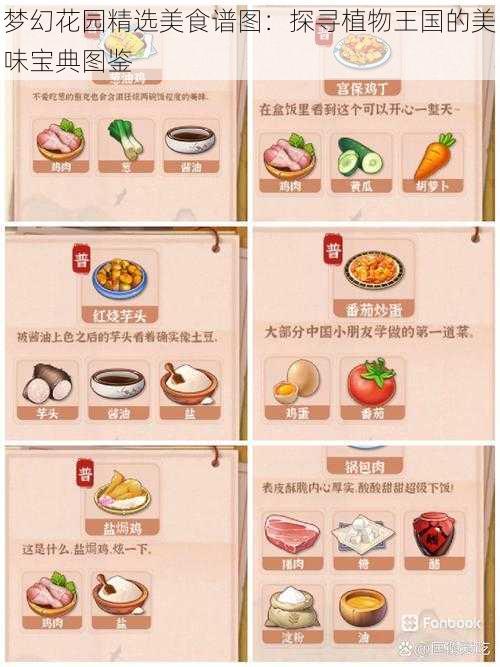 梦幻花园精选美食谱图:探寻植物王国的美味宝典图鉴