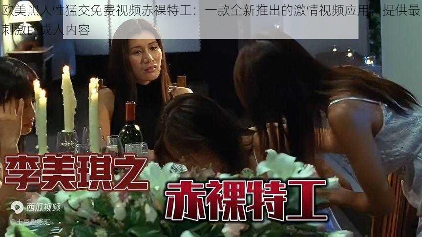 欧美黑人性猛交免费视频赤裸特工:一款全新推出的激情视频应用,提供最刺激的成人内容