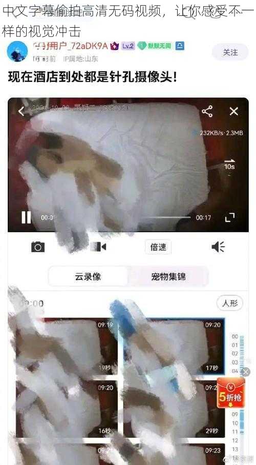 中文字幕偷拍高清无码视频,让你感受不一样的视觉冲击