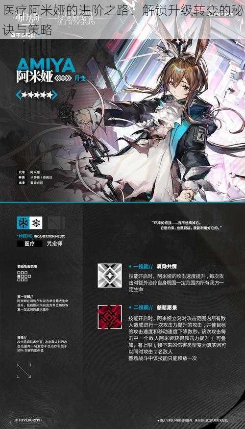医疗阿米娅的进阶之路:解锁升级转变的秘诀与策略