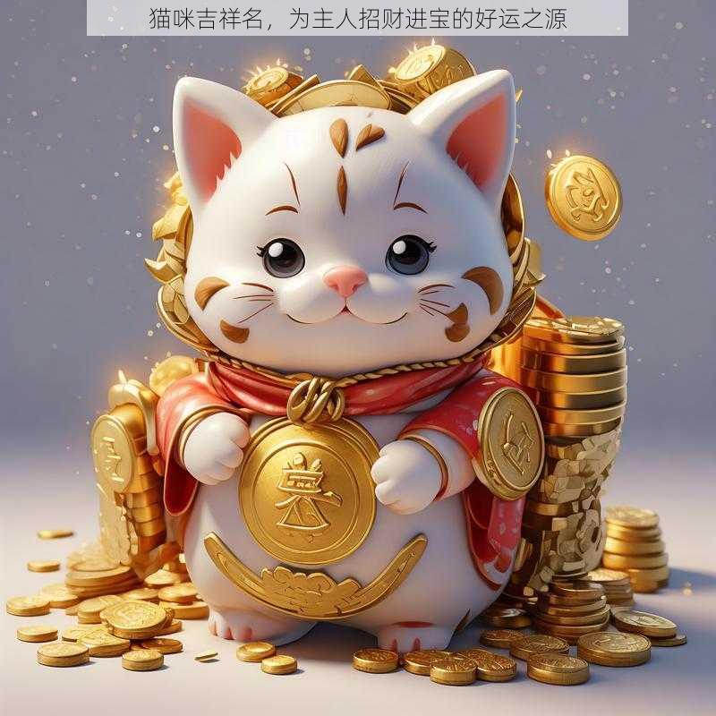 猫咪吉祥名,为主人招财进宝的好运之源