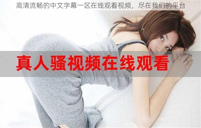 高清流畅的中文字幕一区在线观看视频,尽在我们的平台