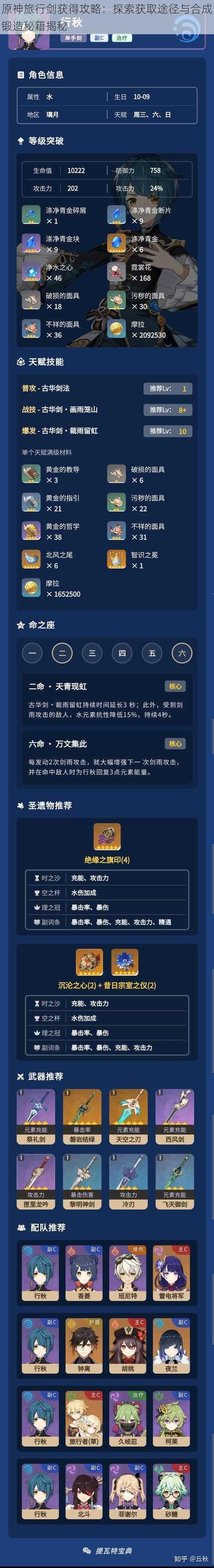 原神旅行剑获得攻略:探索获取途径与合成锻造秘籍揭秘