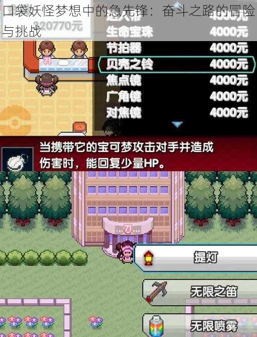 口袋妖怪梦想中的急先锋:奋斗之路的冒险与挑战
