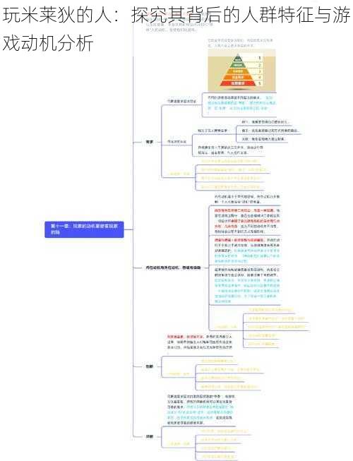 玩米莱狄的人:探究其背后的人群特征与游戏动机分析