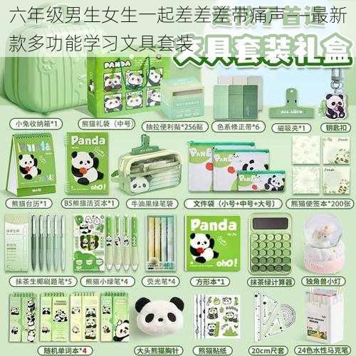 六年级男生女生一起差差差带痛声——最新款多功能学习文具套装