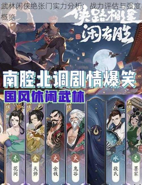 武林闲侠绝张门实力分析:战力评估与强度概览