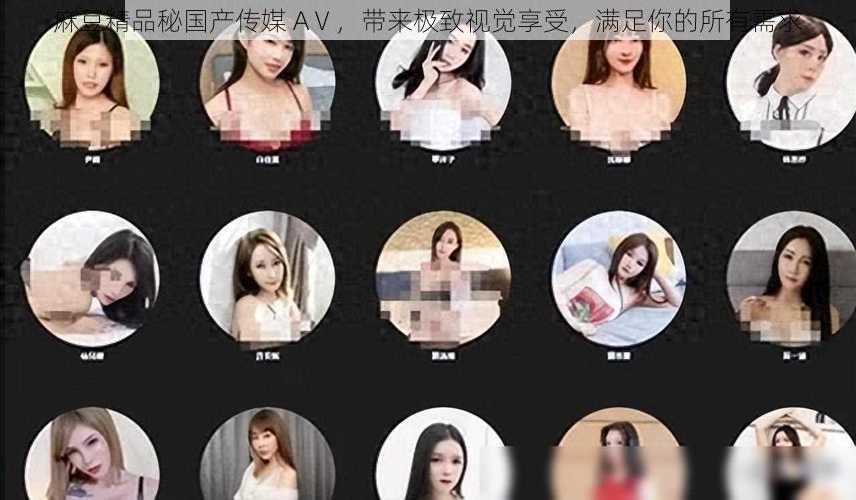 麻豆精品秘国产传媒 AⅤ,带来极致视觉享受,满足你的所有需求