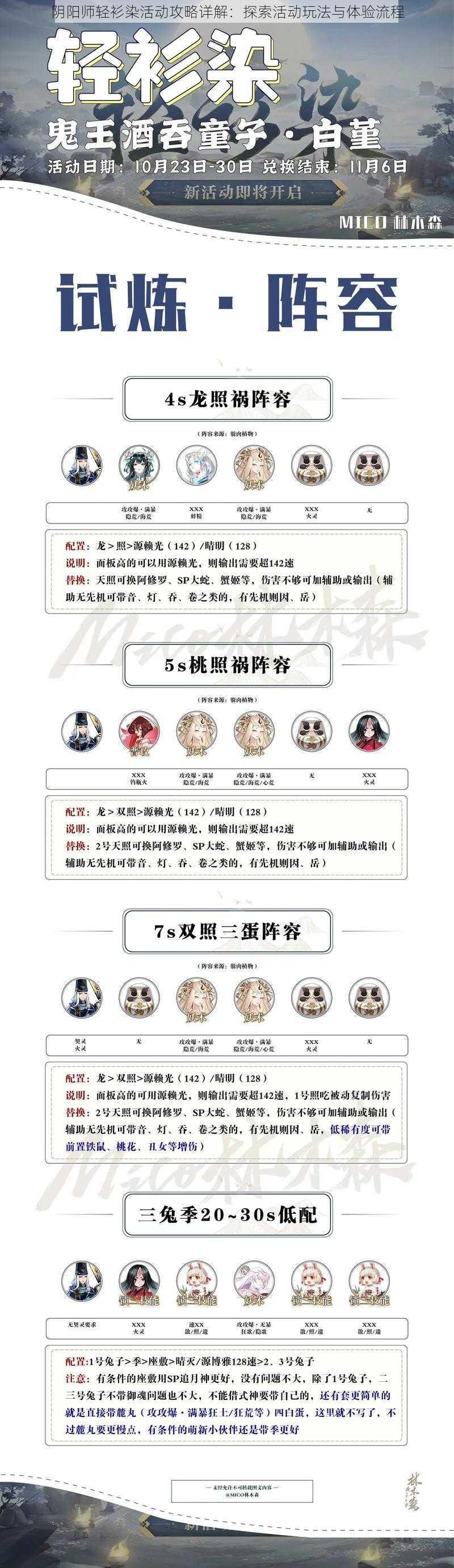 阴阳师轻衫染活动攻略详解:探索活动玩法与体验流程