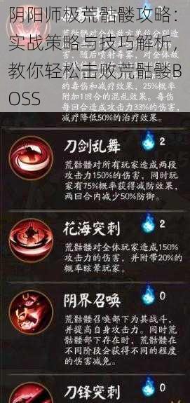 阴阳师极荒骷髅攻略:实战策略与技巧解析,教你轻松击败荒骷髅BOSS