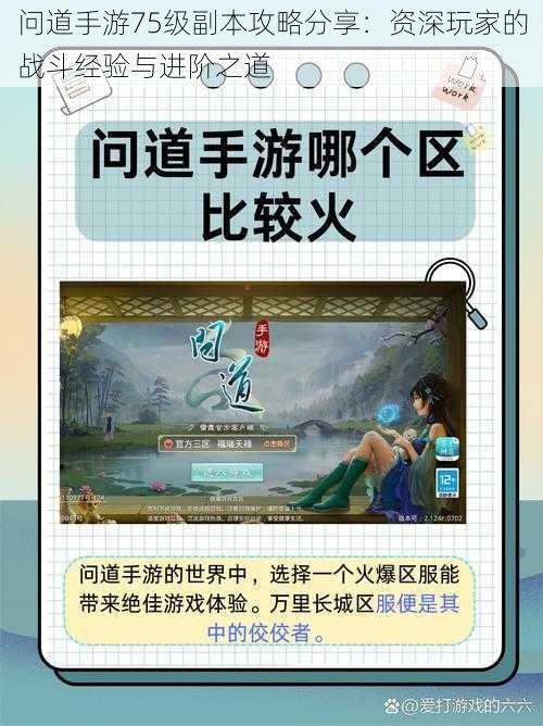 问道手游75级副本攻略分享:资深玩家的战斗经验与进阶之道