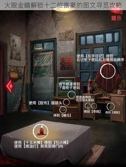 火眼金睛解锁十二位富豪的图文寻觅攻略