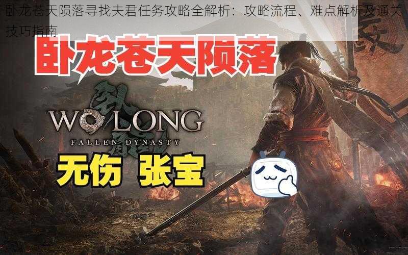 卧龙苍天陨落寻找夫君任务攻略全解析:攻略流程、难点解析及通关技巧指南