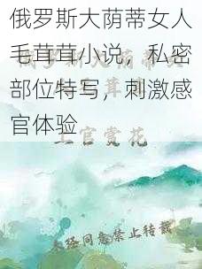 俄罗斯大荫蒂女人毛茸茸小说,私密部位特写,刺激感官体验