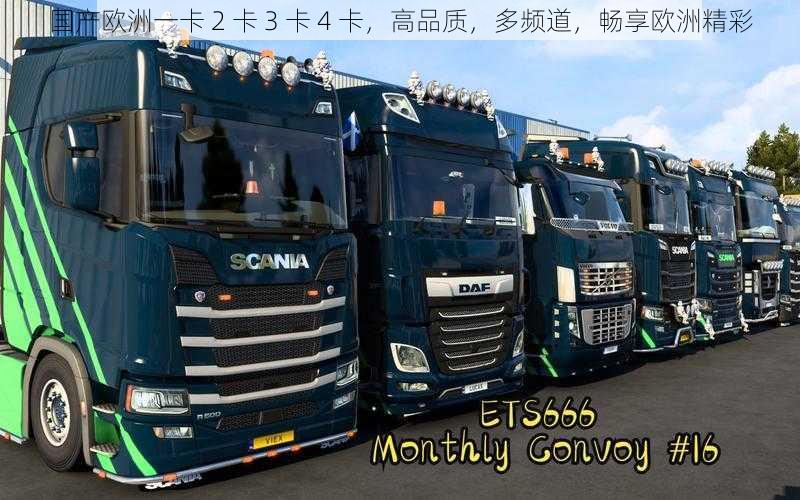 国产欧洲一卡 2 卡 3 卡 4 卡,高品质,多频道,畅享欧洲精彩