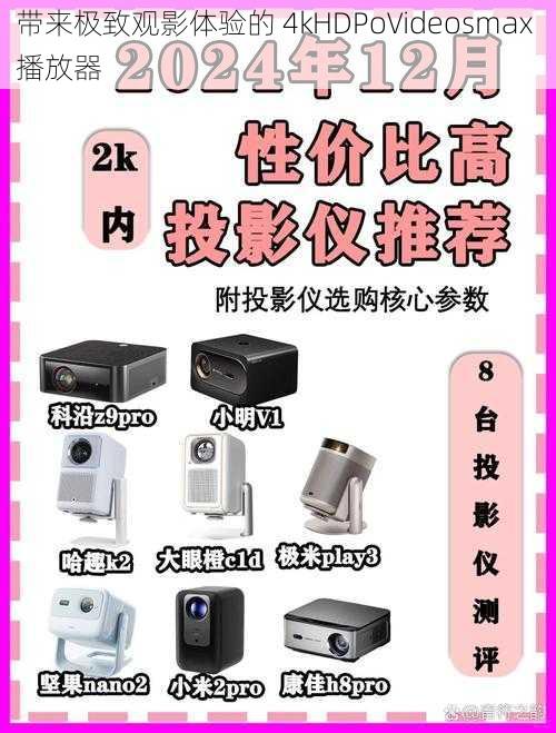 带来极致观影体验的 4kHDPoVideosmax 播放器