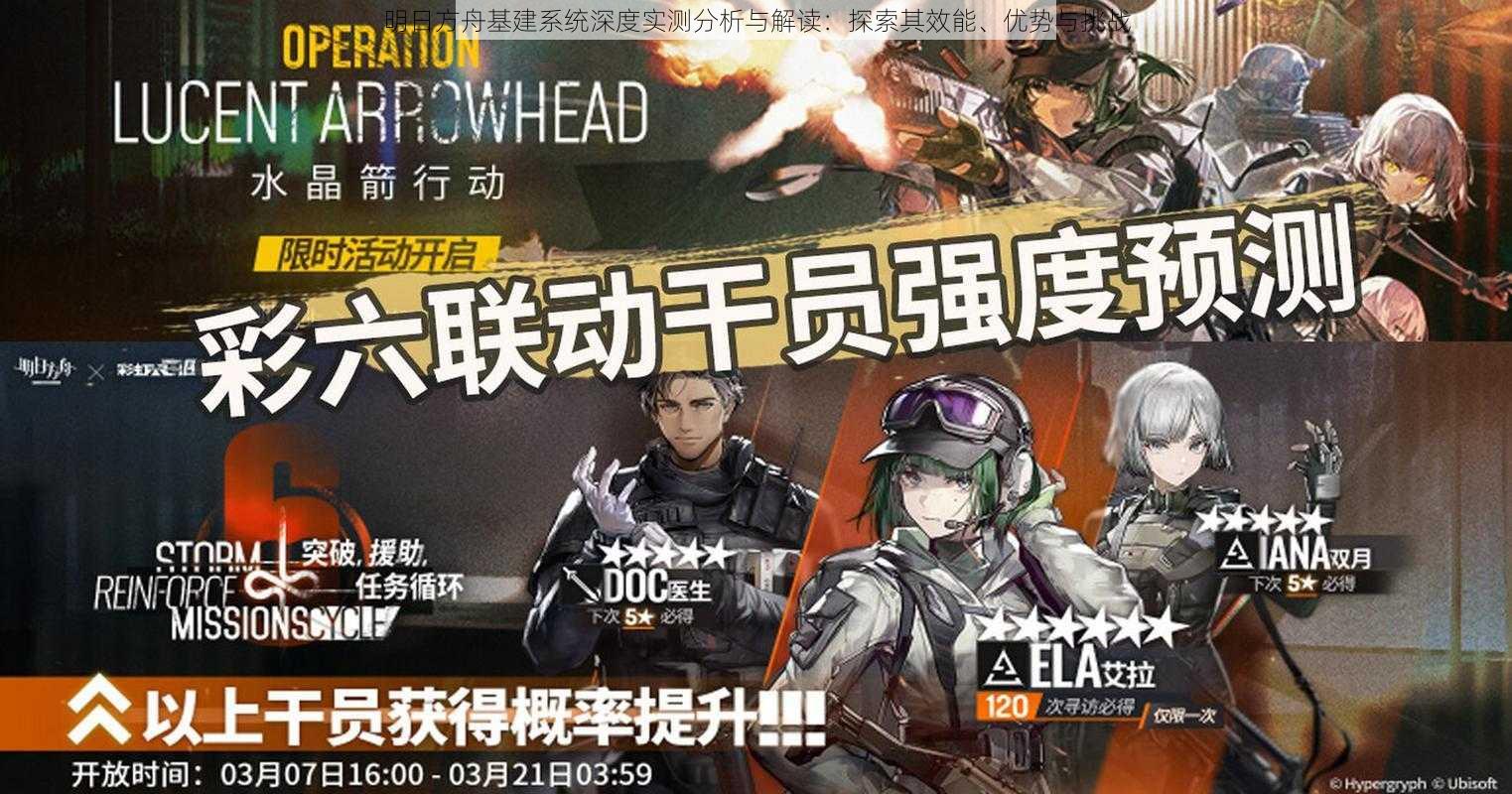 明日方舟基建系统深度实测分析与解读:探索其效能、优势与挑战
