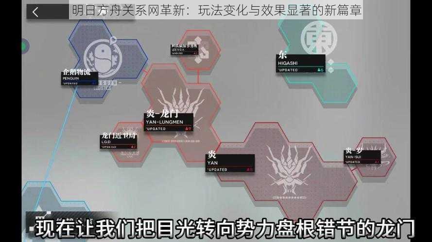 明日方舟关系网革新:玩法变化与效果显著的新篇章