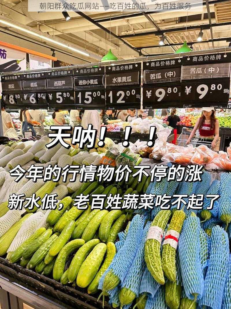 朝阳群众吃瓜网站——吃百姓的瓜,为百姓服务